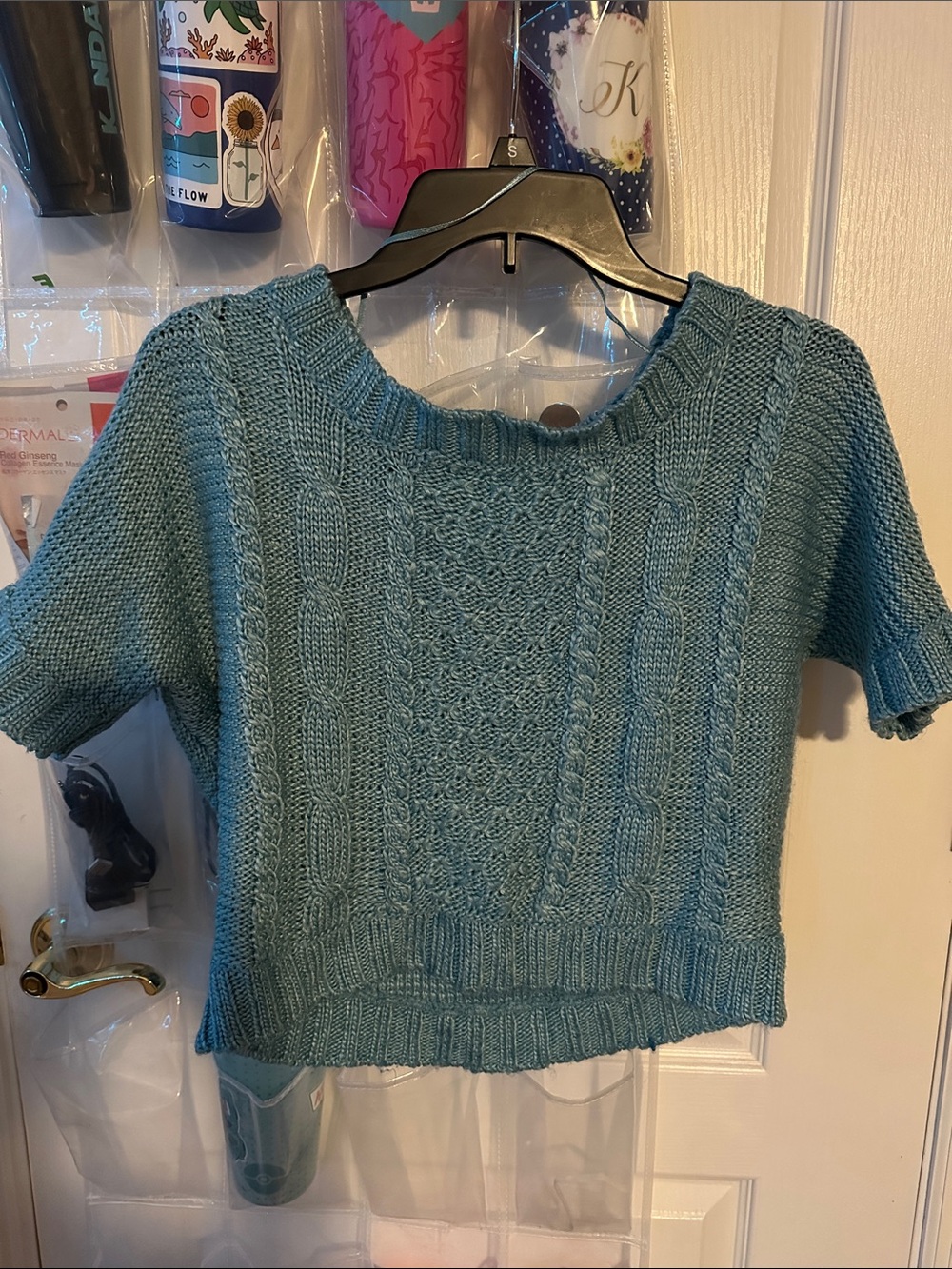 dELiA*s Cropped Short-Sleeve Sweater